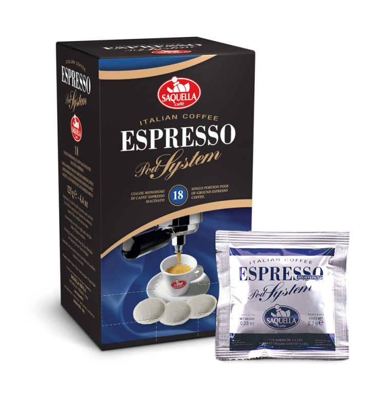 Espresso Regular POD system Saquella